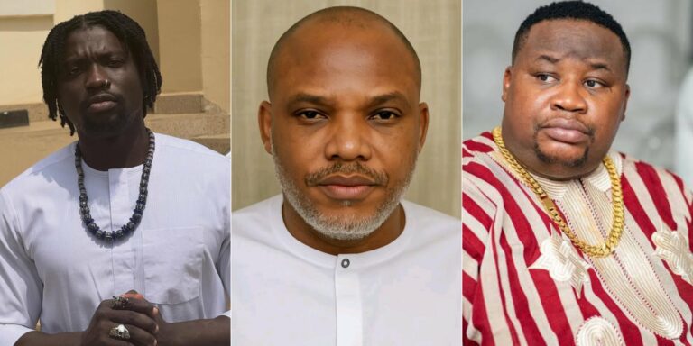 Verydarkman Criticises Cubana Chief Priest Over APC Support, Mentions Nnamdi Kanu