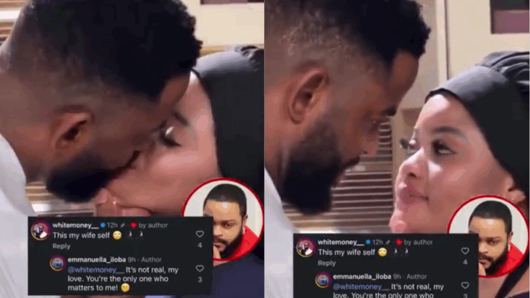 Hazel Oyeze Onou, popularly known as Whitemoney, has sparked reactions online after responding to a viral video involving his fiancée and Nigerian singer Chike.