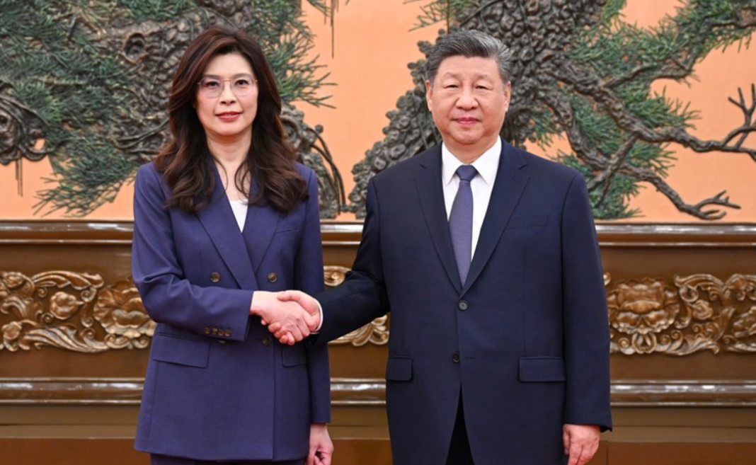 Xi, Taiwan Opposition Leader Emphasize Reunification in Beijing Talks