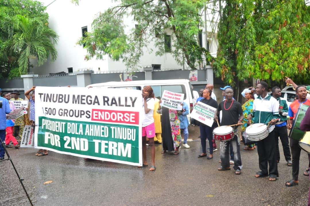 Tinubu Mega Group Mobilises 1,500 Organisations, Endorses Tinubu’s Second Term Bid